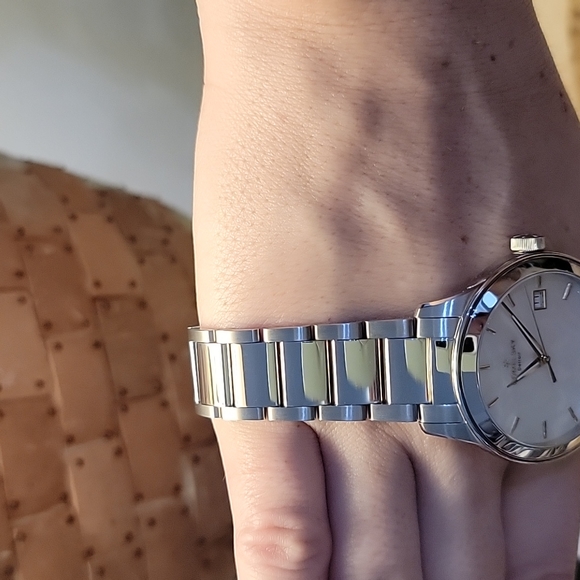 NWT GOMELSKY by Shinola Stainless Steel Watch MOP Face Gold Dial & Markers - Picture 15 of 16